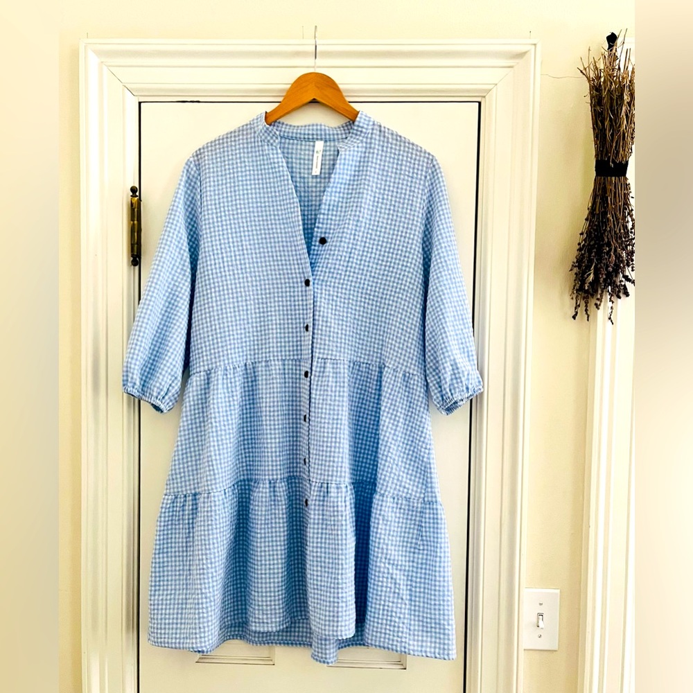 Beachsissi Midi Gingham Dress